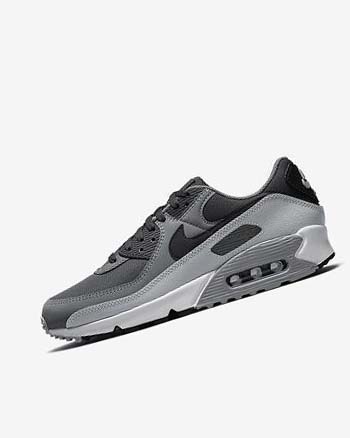 Nike Air Max 90 Grises Oscuro Grises Oscuro Grises Negros | MX 5398